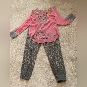 Johnny Was Pete&Greta diamond pattern jogger